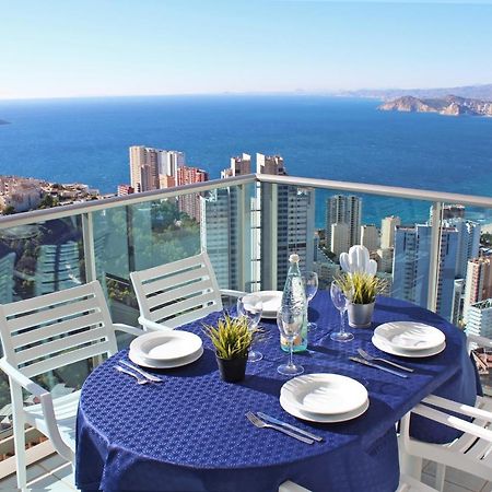 High Rise Apartment On The 39Th Floor With Private Terrace And Sea Views Benidorm Exteriör bild