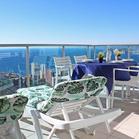 High Rise Apartment On The 39Th Floor With Private Terrace And Sea Views Benidorm Exteriör bild