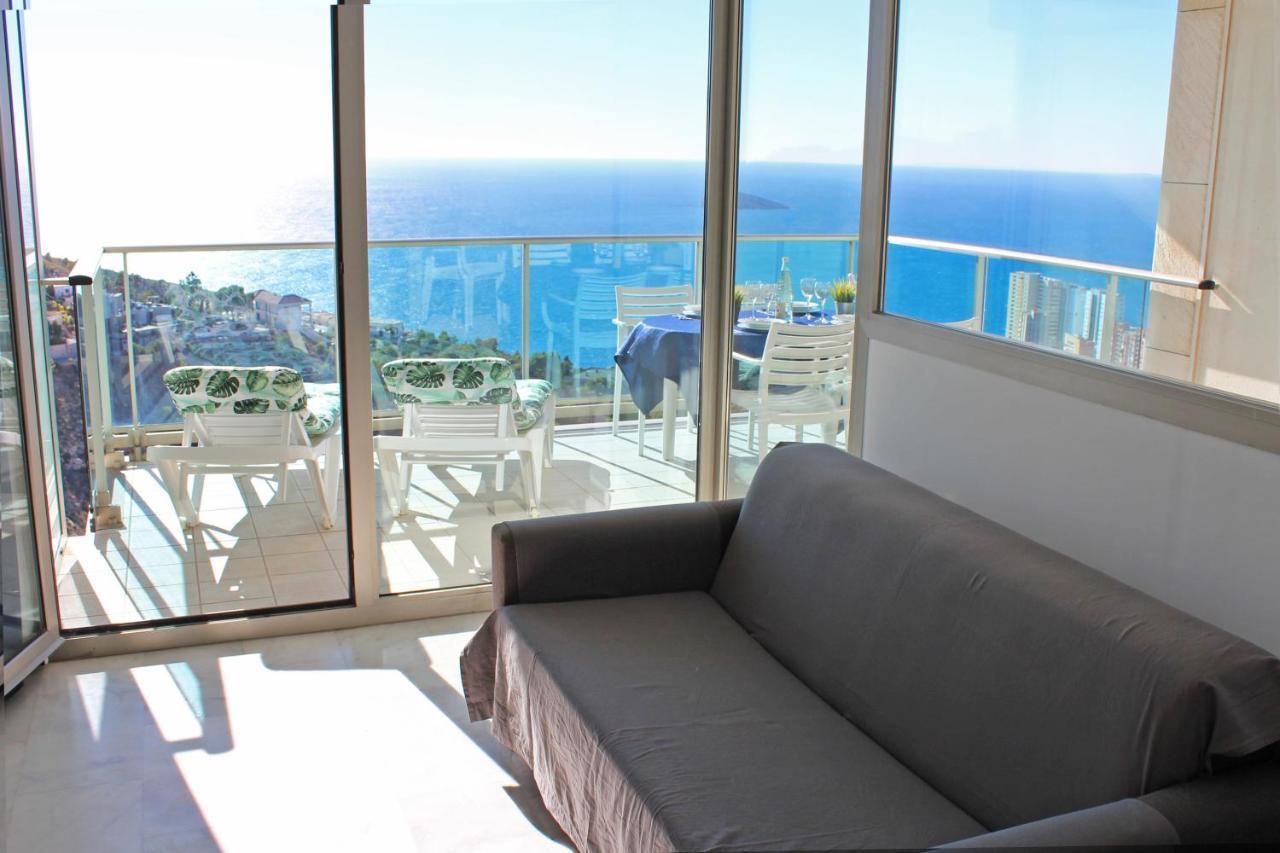 High Rise Apartment On The 39Th Floor With Private Terrace And Sea Views Benidorm Exteriör bild