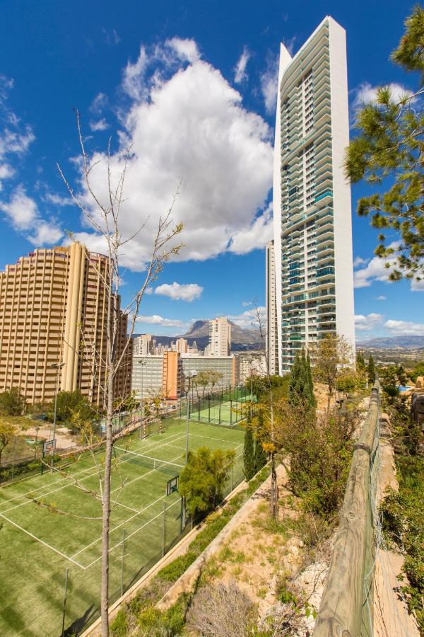 High Rise Apartment On The 39Th Floor With Private Terrace And Sea Views Benidorm Exteriör bild