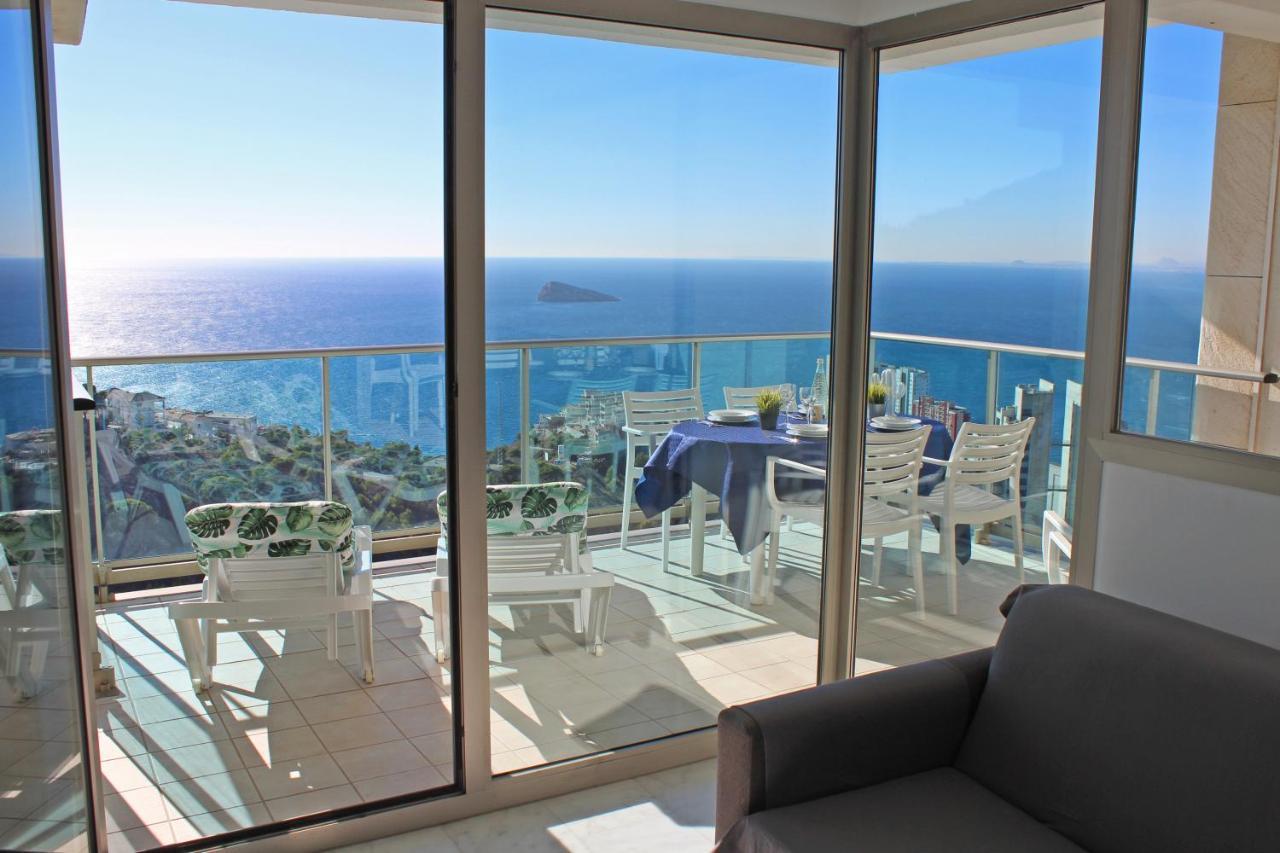 High Rise Apartment On The 39Th Floor With Private Terrace And Sea Views Benidorm Exteriör bild